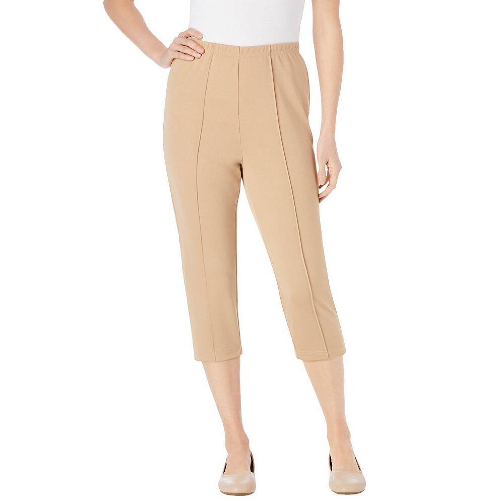 Женщина в женских капри больших размеров из мягкого трикотажа без проблем Woman Within, цвет New Khaki
Женщина в женских капри больших размеров из мягкого трикотажа без проблем Woman Within, цвет New Khaki