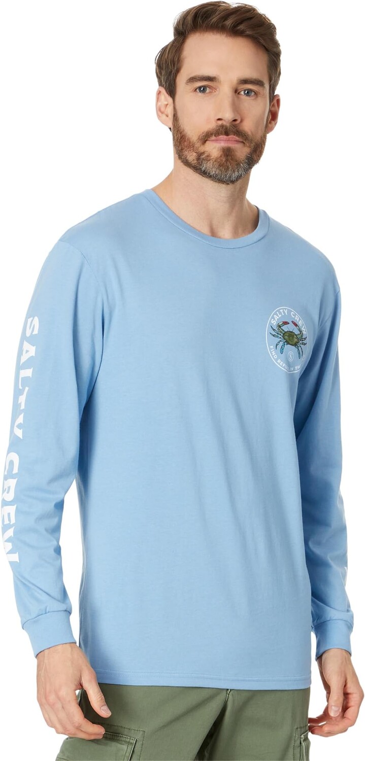 Футболка Salty Crew Blue Crabber Premium Long Sleeve Tee, цвет Marine Blue
Футболка Salty Crew Blue Crabber Premium Long Sleeve Tee, цвет Marine Blue