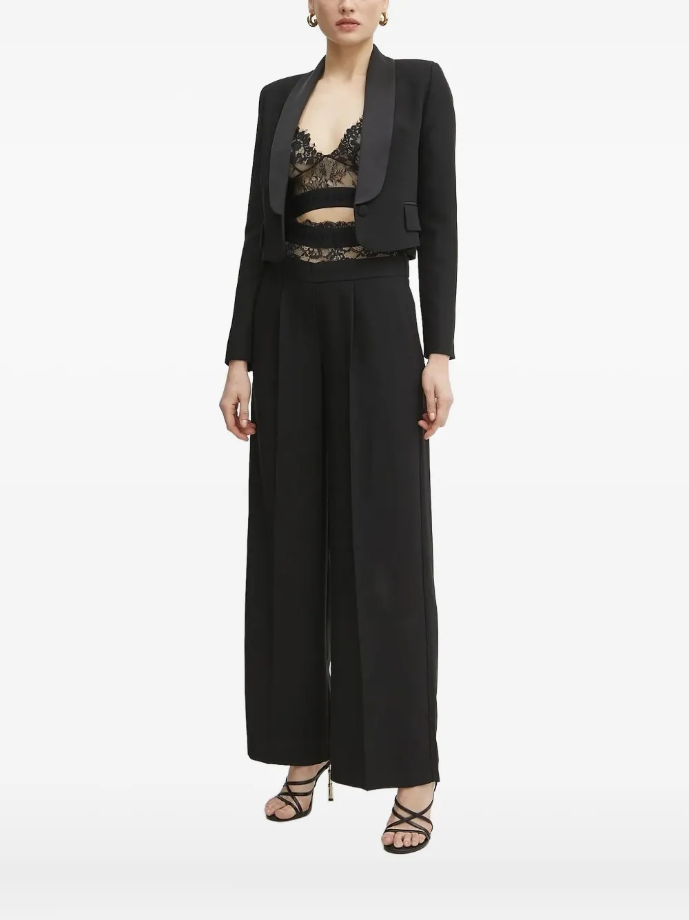 Пиджак с атласными лацканами Ermanno Scervino, черный
Пиджак с атласными лацканами Ermanno Scervino, черный