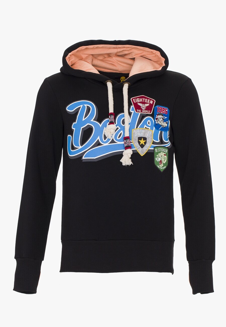 Толстовка Plus Eighteen, черный 
Толстовка Plus Eighteen, черный
