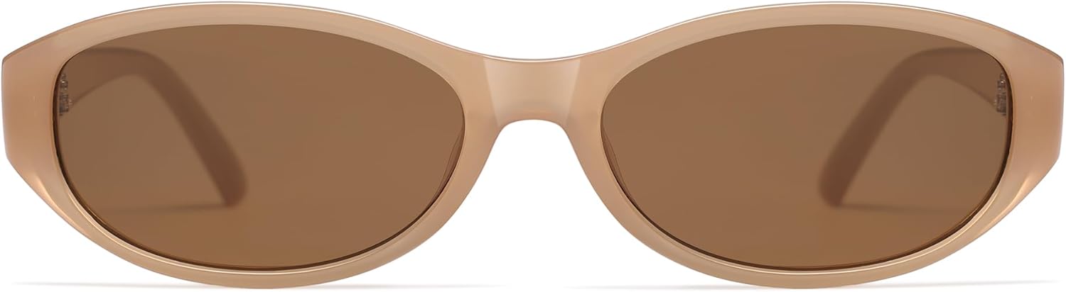 Ретро овальные солнцезащитные очки для женщин, стильные «кошачий глаз» в стиле 90-х, легкие, модные, узкие, квадратные солнцезащитные очки AP3727 Appassal, C4 Milky Brown/Brown
Ретро овальные солнцезащитные очки для женщин, стильные «кошачий глаз» в стиле 90-х, легкие, модные, узкие, квадратные солнцезащитные очки AP3727 Appassal, C4 Milky Brown/Brown