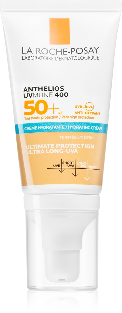 Тонированный защитный крем для лица Anthelios UVMune 400 SPF 50+ La Roche-Posay, 50 мл
Тонированный защитный крем для лица Anthelios UVMune 400 SPF 50+ La Roche-Posay, 50 мл