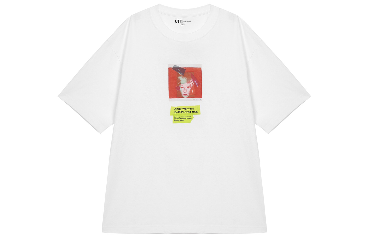 Энди Уорхол Футболка Энди Уорхола унисекс белая Uniqlo, белый 
Энди Уорхол Футболка Энди Уорхола унисекс белая Uniqlo, белый