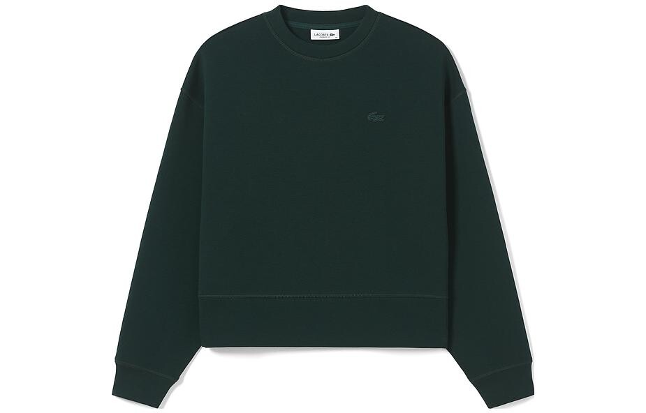 Свитшот женский темно-зеленый Lacoste
Свитшот женский темно-зеленый Lacoste