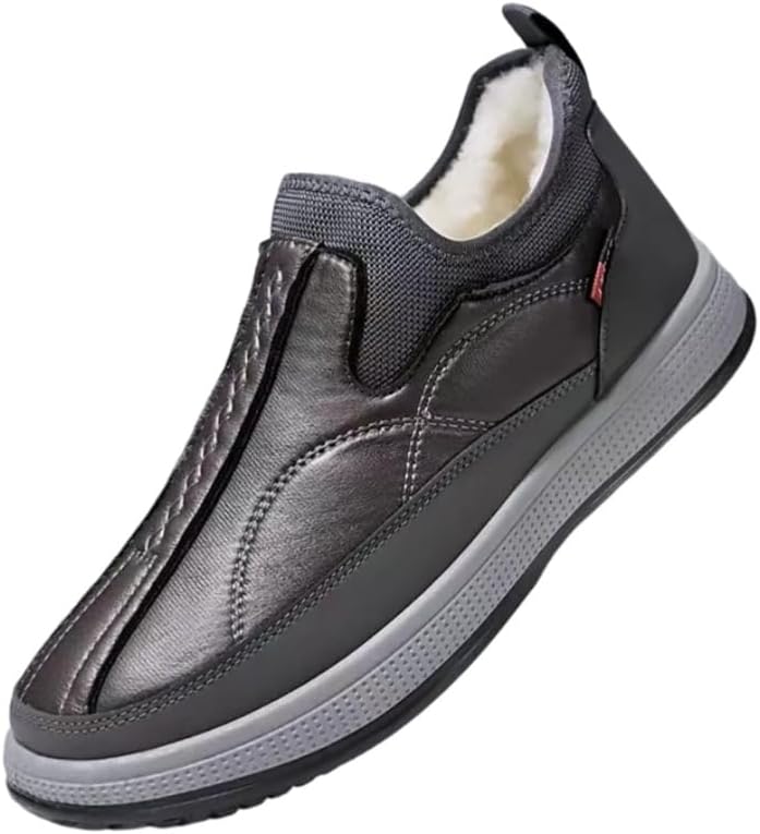 Зимняя мужская обувь больших размеров и ботинки с теплой подкладкой, противоскользящей подошвой, подходят для прогулок на улице и отдыха дома Clolinde, серый
Зимняя мужская обувь больших размеров и ботинки с теплой подкладкой, противоскользящей подошвой, подходят для прогулок на улице и отдыха дома Clolinde, серый