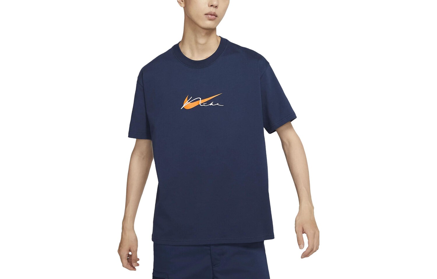 Футболка мужская темно-синяя Nike, синий 
Футболка мужская темно-синяя Nike, синий