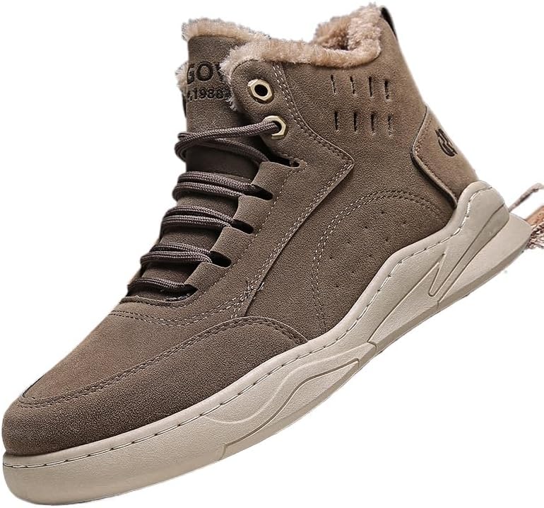 Зимние мужские ботинки с высоким голенищем, повседневные, утепленные мехом, стильная обувь для холодной погоды, удобные для походов и активного отдыха Qacksv, хаки
Зимние мужские ботинки с высоким голенищем, повседневные, утепленные мехом, стильная обувь для холодной погоды, удобные для походов и активного отдыха Qacksv, хаки