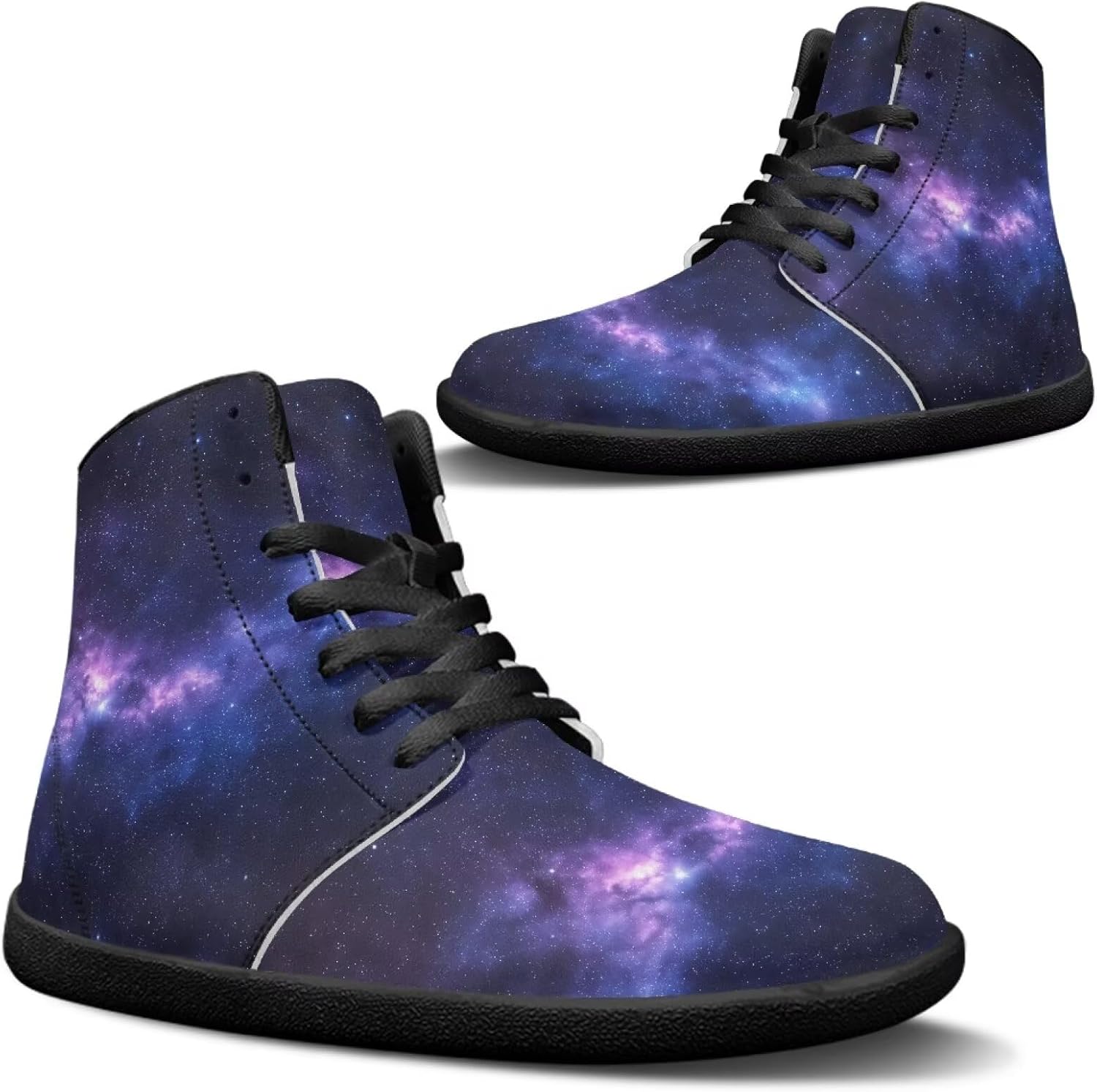 Унисекс высокие кеды из ПУ-кожи для повседневной носки, шнуровка, нескользящие, стиль barefoot Goronwyfloyd, пурпурный
Унисекс высокие кеды из ПУ-кожи для повседневной носки, шнуровка, нескользящие, стиль barefoot Goronwyfloyd, пурпурный