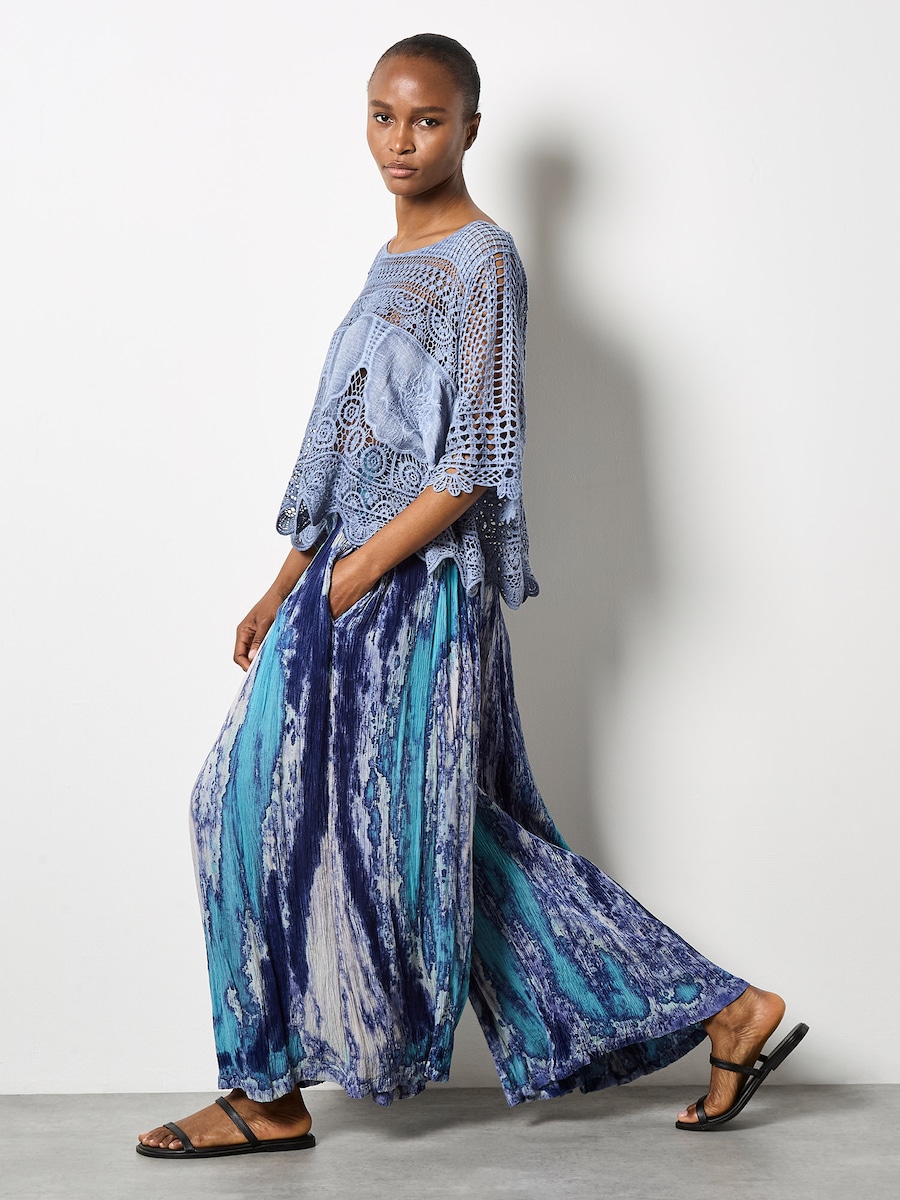 Широкие брюки Apricot, темно-синий/аквамарин
Широкие брюки Apricot, темно-синий/аквамарин