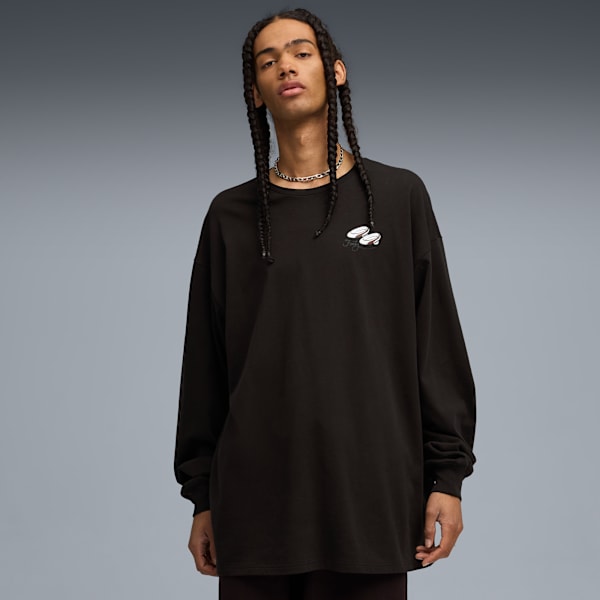 Рубашка свободного кроя с длинными рукавами Fenty X Puma X Smurfs, черный
Рубашка свободного кроя с длинными рукавами Fenty X Puma X Smurfs, черный