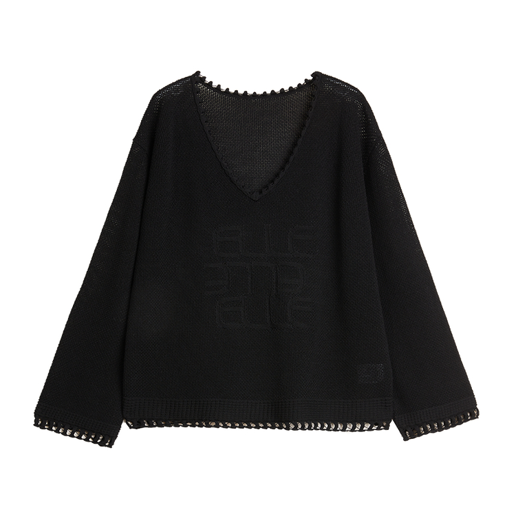 Трикотажная водолазка с V-образным вырезом ELLE, черный
Трикотажная водолазка с V-образным вырезом ELLE, черный