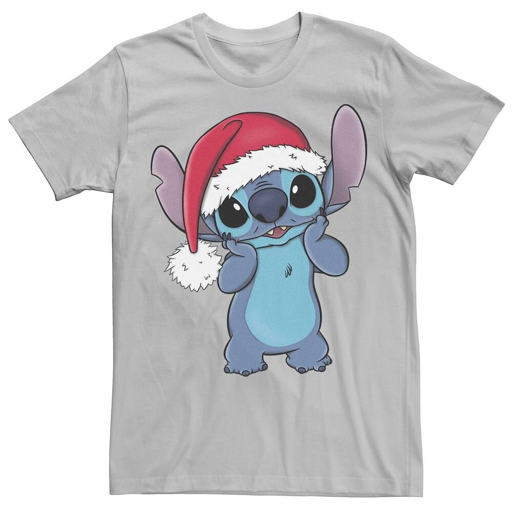 Мужская футболка Disney's Lilo & Stitch Christmas Hat Stitch Portrait, цвет Silver
Мужская футболка Disney's Lilo & Stitch Christmas Hat Stitch Portrait, цвет Silver