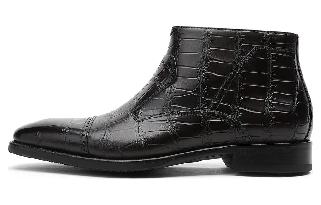 CROWN Ботинки Челси мужские, темно-коричневые, на один ярд больше
CROWN Ботинки Челси мужские, темно-коричневые, на один ярд больше