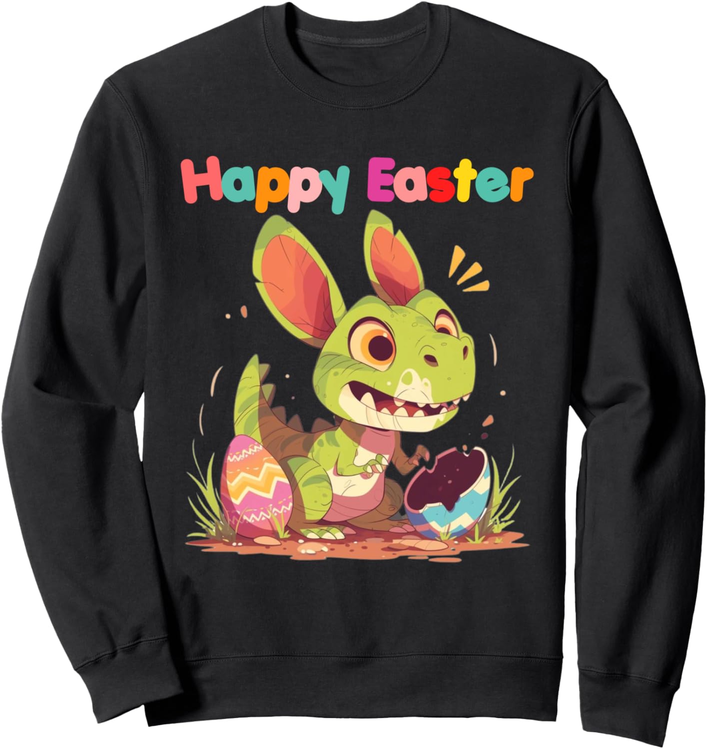 Красочная толстовка с изображением динозавра Трекса и заячьих ушей для охоты за пасхальными яйцами 2024 года Easter 2024 Eggs Hunt Cool Dinosaurstees For Kids, черный
Красочная толстовка с изображением динозавра Трекса и заячьих ушей для охоты за пасхальными яйцами 2024 года Easter 2024 Eggs Hunt Cool Dinosaurstees For Kids, черный