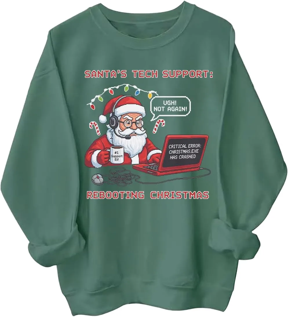 Толстовка Santa's Tech Support Rebooting Christmas Exosea
Толстовка Santa's Tech Support Rebooting Christmas Exosea