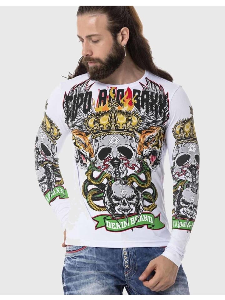 Функциональный лонгслив Cipo & Baxx, белый
Функциональный лонгслив Cipo & Baxx, белый