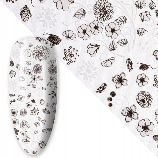 Трансферная фольга для нейл-арта 80 см Flower White №1, AllePaznokcie
Трансферная фольга для нейл-арта 80 см Flower White №1, AllePaznokcie