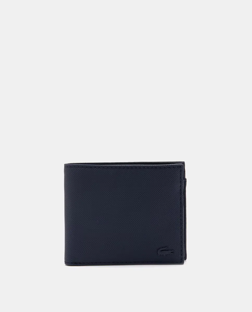 Темно-синий кошелек в американском стиле с передней деталью Lacoste
Темно-синий кошелек в американском стиле с передней деталью Lacoste