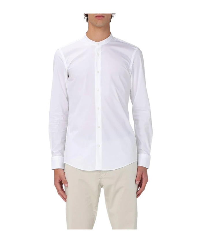 Рубашка с длинными рукавами и воротником-стойкой Hugo, белый
Рубашка с длинными рукавами и воротником-стойкой Hugo, белый