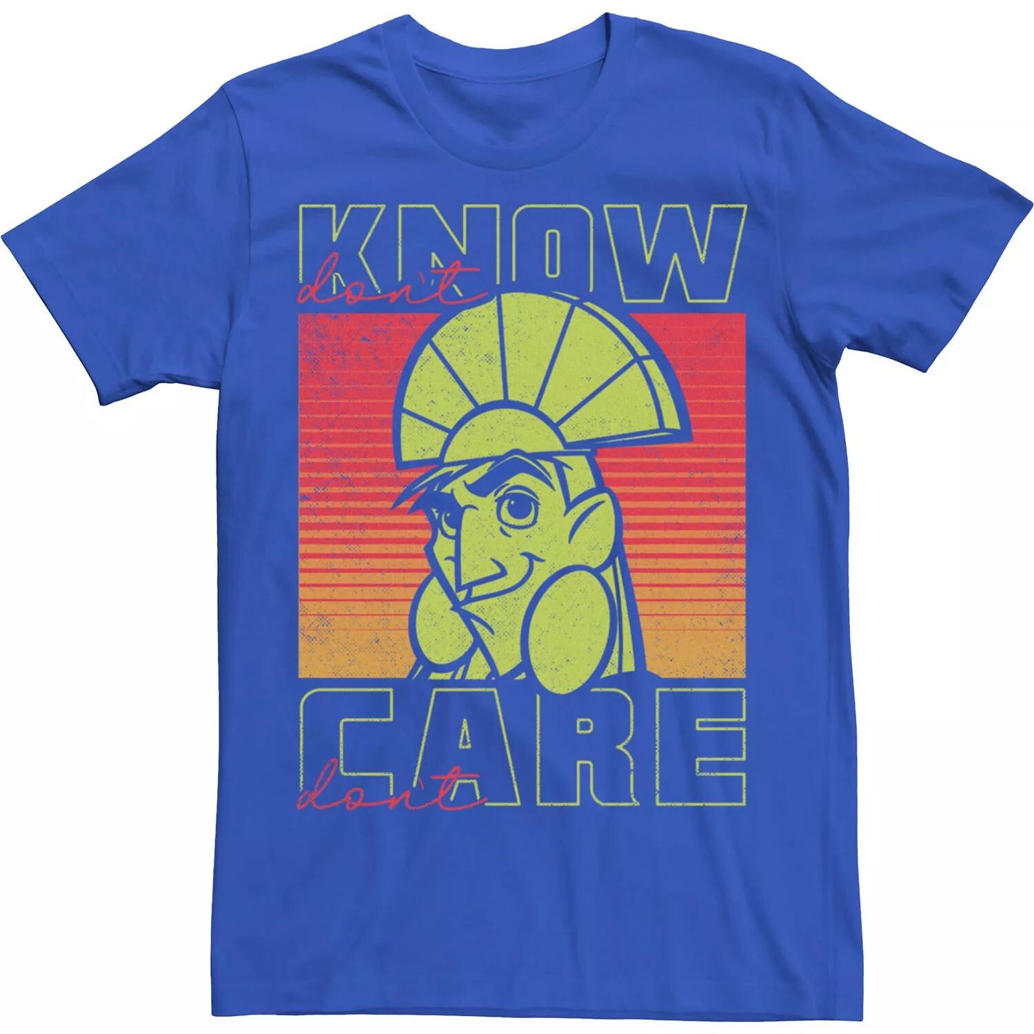 Мужская футболка Disney The Emperor's New Groove Kuzco Don't Know Don't Care Licensed Character
Мужская футболка Disney The Emperor's New Groove Kuzco Don't Know Don't Care Licensed Character