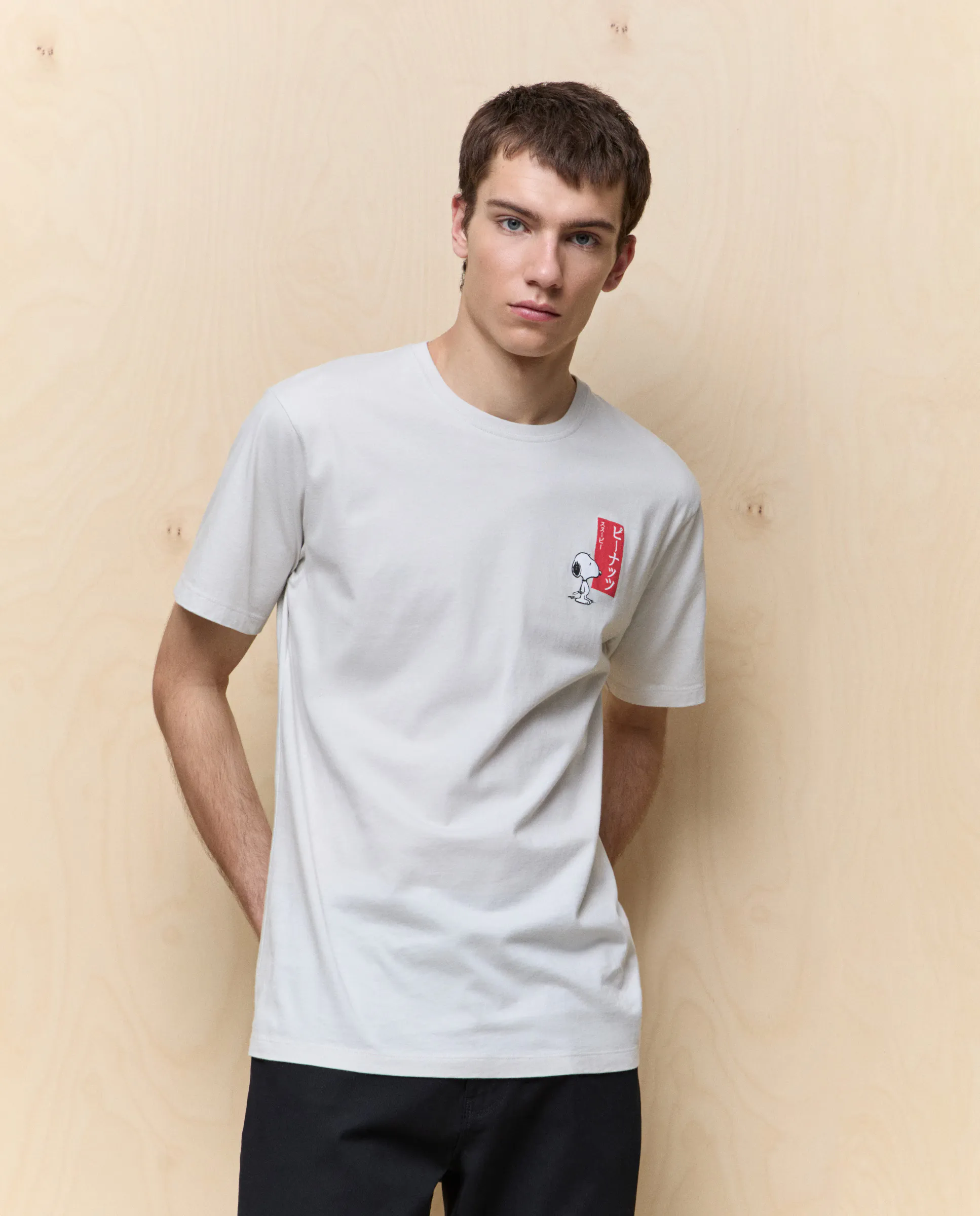 Футболка мужская с коротким рукавом Snoopy Easy Wear, цвет 850 Piedra 
Футболка мужская с коротким рукавом Snoopy Easy Wear, цвет 850 Piedra