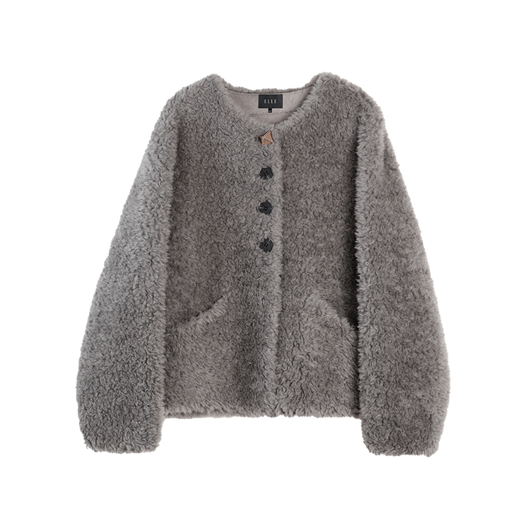 ELLE Вельветовая куртка женская Medium серый круглый вырез утепленная
ELLE Вельветовая куртка женская Medium серый круглый вырез утепленная