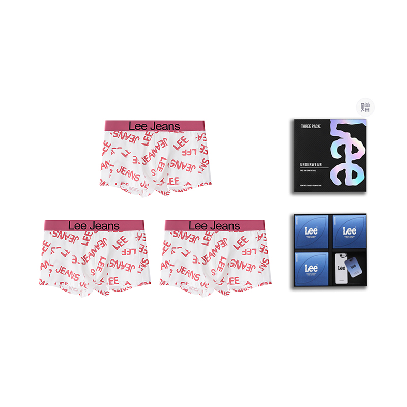 Подарочный набор мужских трусов Lee, белый
Подарочный набор мужских трусов Lee, белый