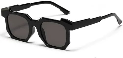 Персонализированные квадратные солнцезащитные очки для женщин и мужчин в стиле хип-хоп, цветные солнцезащитные очки с защитой от УФ-излучения UV400 MTZJH, Black Grey
Персонализированные квадратные солнцезащитные очки для женщин и мужчин в стиле хип-хоп, цветные солнцезащитные очки с защитой от УФ-излучения UV400 MTZJH, Black Grey