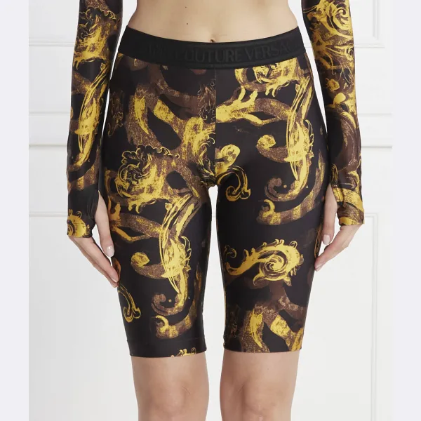 Велосипедные шорты узкого кроя Versace, черный 
Велосипедные шорты узкого кроя Versace, черный