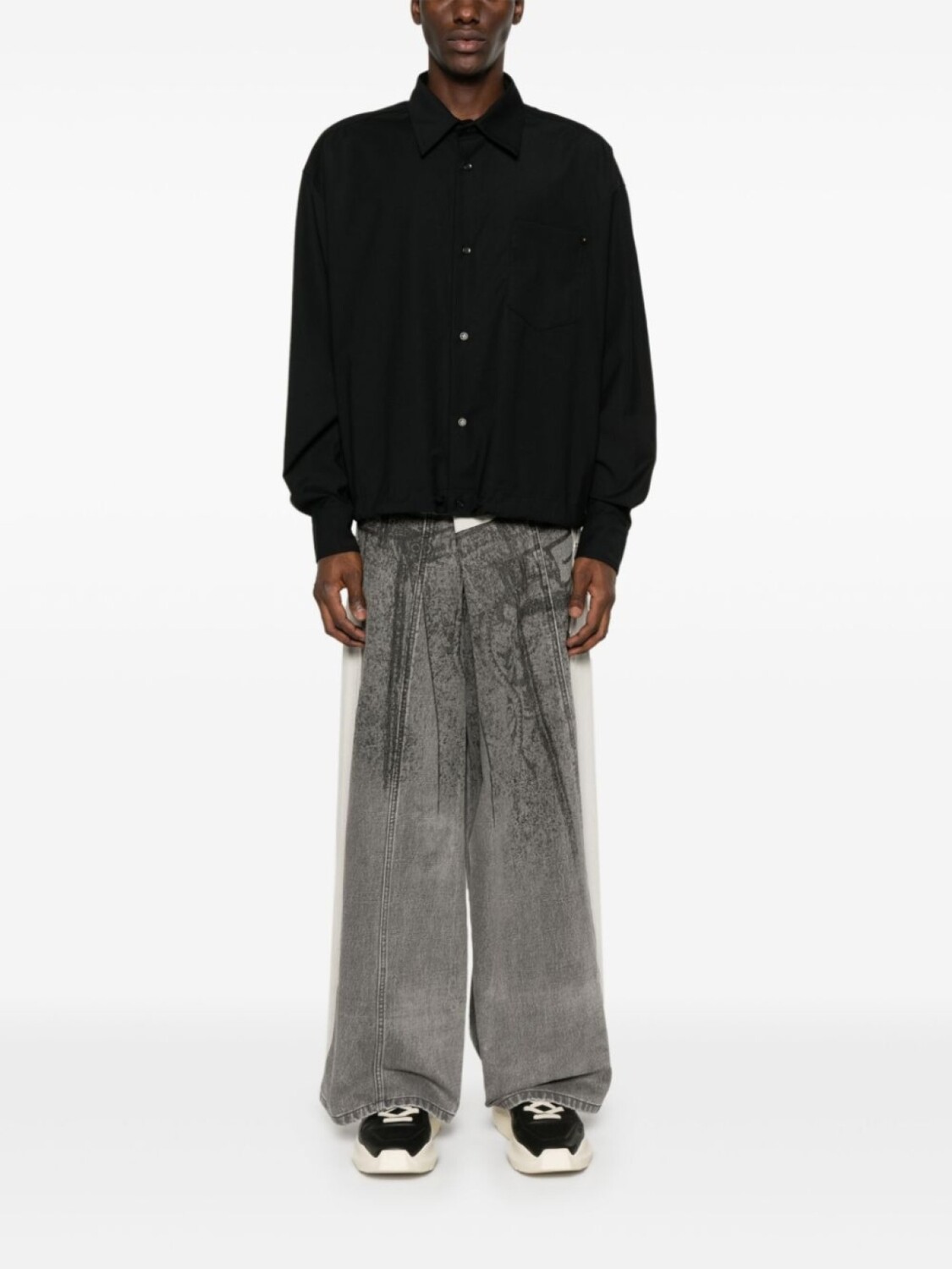 Рубашка Paper Kid с завязками по низу A Paper Kid, черный
Рубашка Paper Kid с завязками по низу A Paper Kid, черный