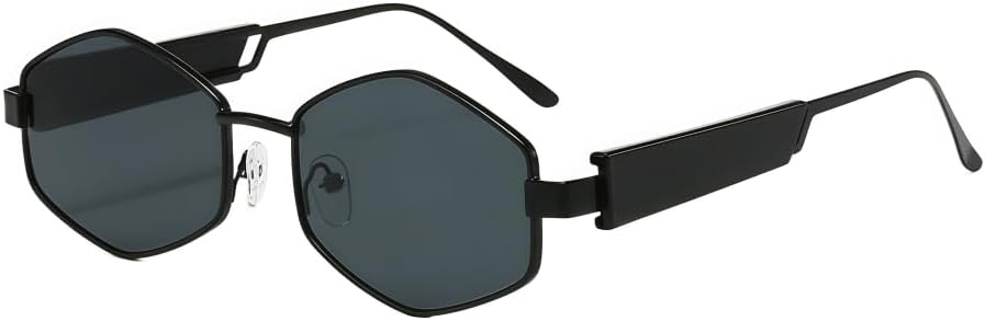 Винтажные шестиугольные солнцезащитные очки для женщин и мужчин – модные ретро-очки в стиле ретро с геометрическим узором и золотой металлической оправой MAZNVISO, Black
Винтажные шестиугольные солнцезащитные очки для женщин и мужчин – модные ретро-очки в стиле ретро с геометрическим узором и золотой металлической оправой MAZNVISO, Black