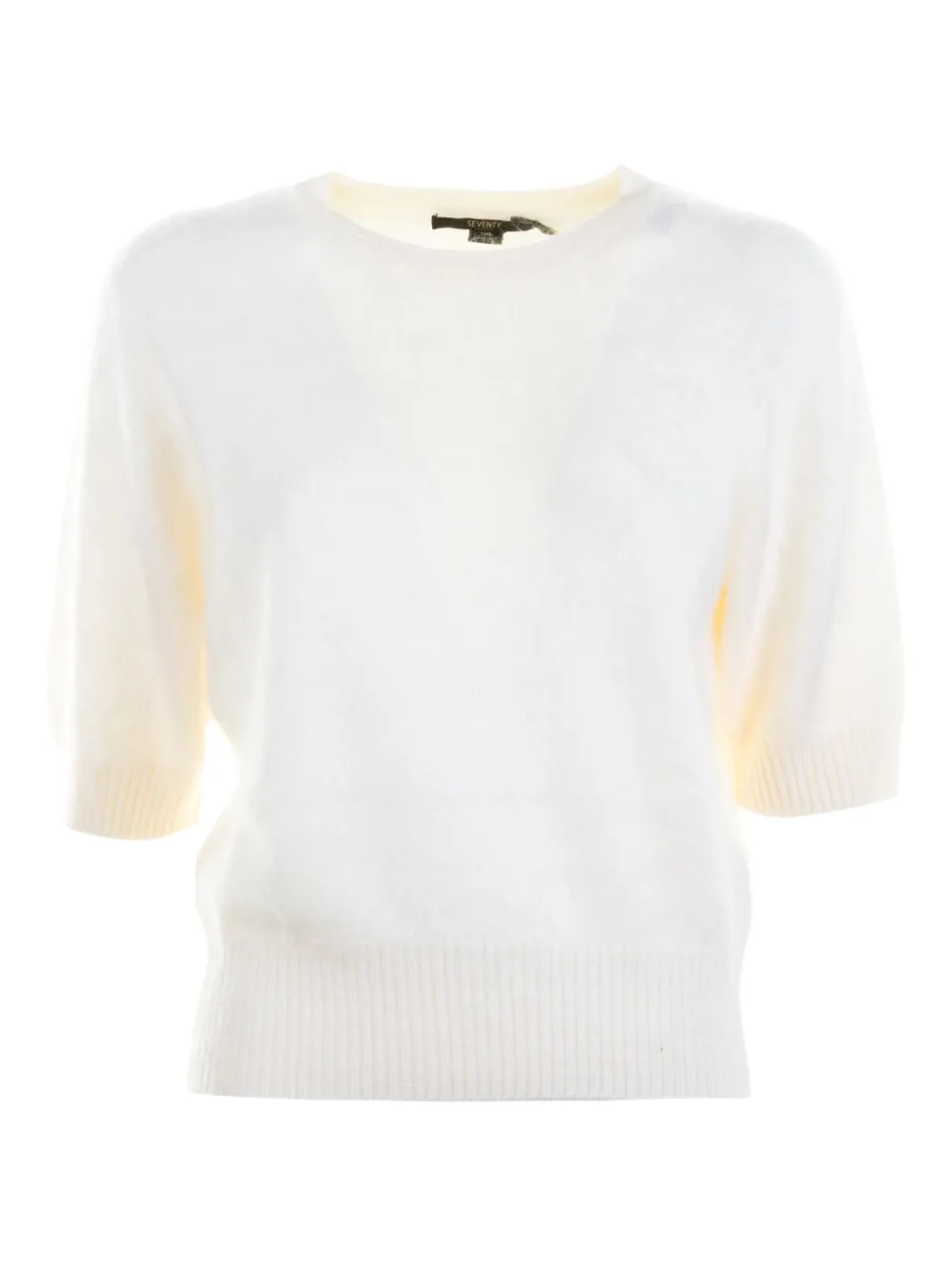 Топ с короткими рукавами и круглым вырезом Seventy, нейтральный
Топ с короткими рукавами и круглым вырезом Seventy, нейтральный