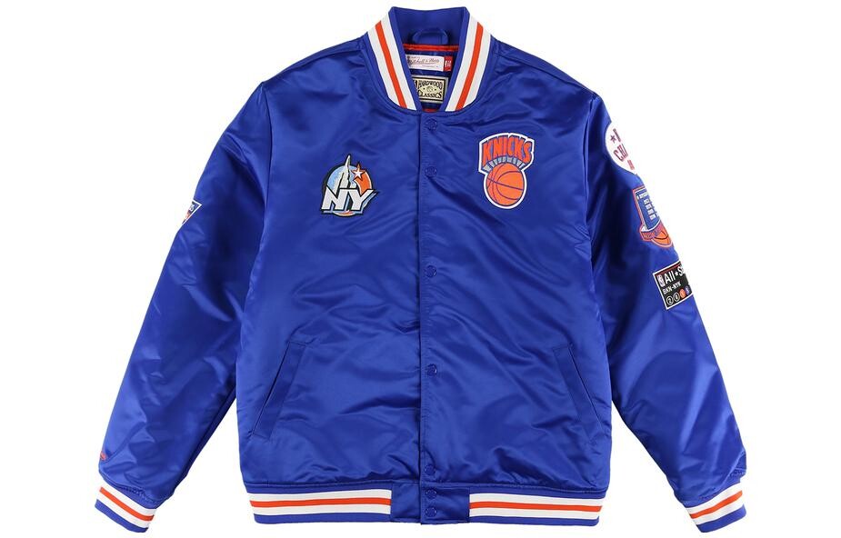 Бейсбольная куртка унисекс синий Mitchell Ness
Бейсбольная куртка унисекс синий Mitchell Ness