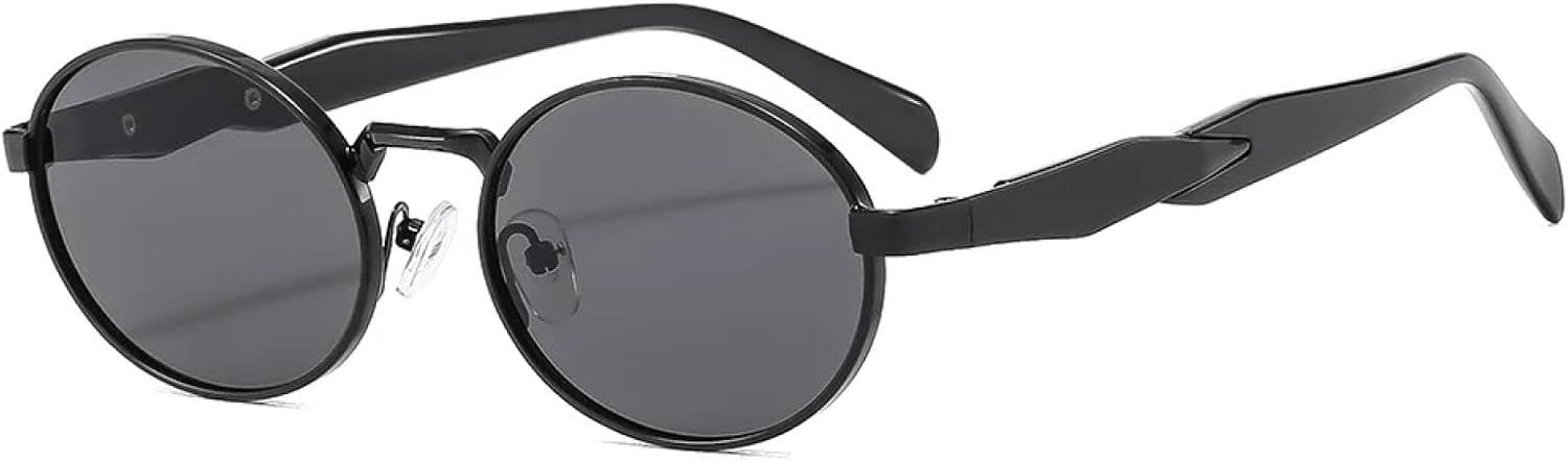 Ретро-панк овальные солнцезащитные очки для женщин и мужчин, модные современные очки для вождения и отдыха на природе, защита от УФ-излучения UV400 VVTWSSW, Black Black
Ретро-панк овальные солнцезащитные очки для женщин и мужчин, модные современные очки для вождения и отдыха на природе, защита от УФ-излучения UV400 VVTWSSW, Black Black