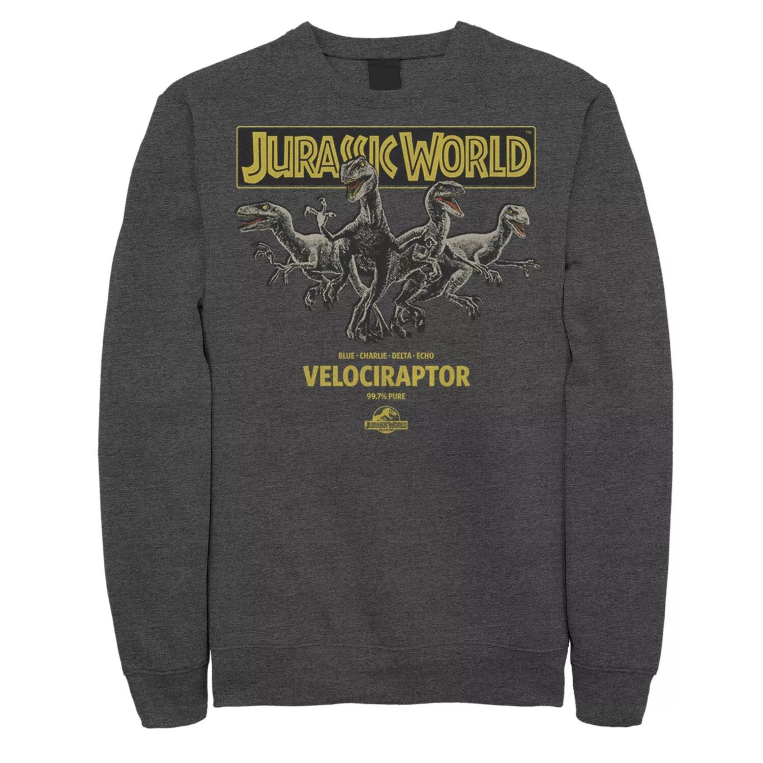 Мужской свитшот Jurassic World Blue, Charlie, Delta & Echo Pack Licensed Character
Мужской свитшот Jurassic World Blue, Charlie, Delta & Echo Pack Licensed Character