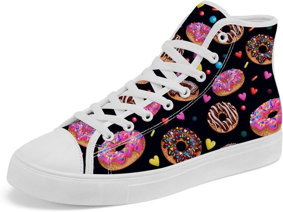 Кеды Chebing Donuts High Top Canvas для мужчин и женщин, черный
Кеды Chebing Donuts High Top Canvas для мужчин и женщин, черный