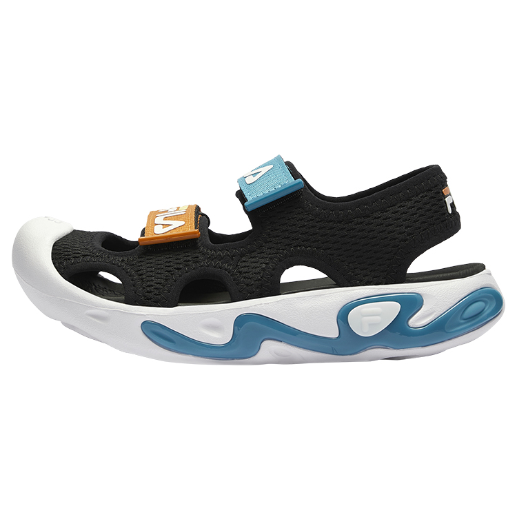 Нескользящие и дышащие детские сандалии с низким верхом для детей от 3 до 7 лет FILA KIDS, черный/белый 
Нескользящие и дышащие детские сандалии с низким верхом для детей от 3 до 7 лет FILA KIDS, черный/белый