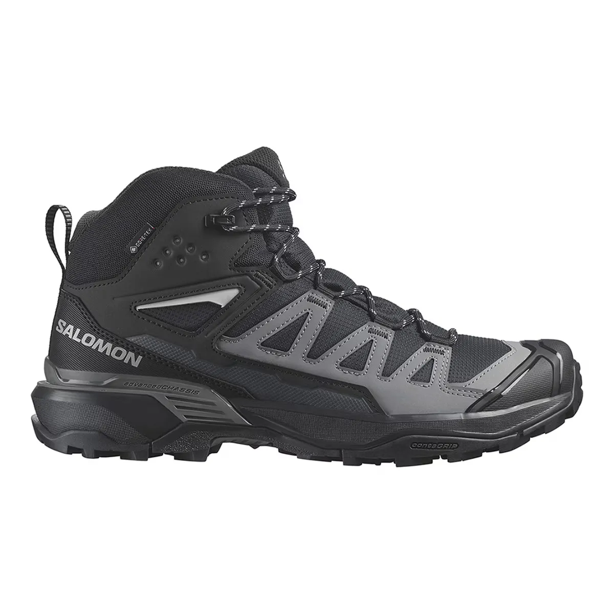 Мужские походные ботинки Salomon X Ultra 360 Mid Gore-Tex, черный
Мужские походные ботинки Salomon X Ultra 360 Mid Gore-Tex, черный