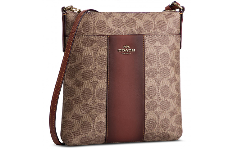COACH Кожаный мессенджер через плечо с покрытием Kitt
COACH Кожаный мессенджер через плечо с покрытием Kitt