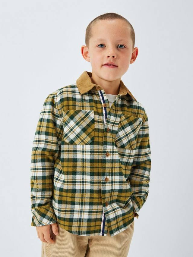 Детская хлопковая клетчатая рубашка John Lewis
Детская хлопковая клетчатая рубашка John Lewis