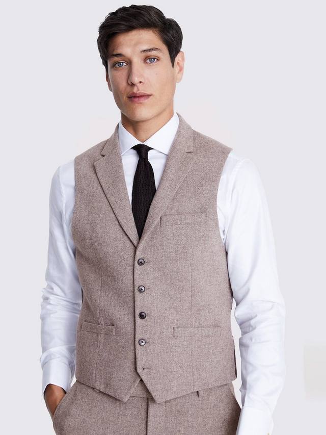 Приталенный жилет из смесовой шерсти Moss, бежевый
Приталенный жилет из смесовой шерсти Moss, бежевый