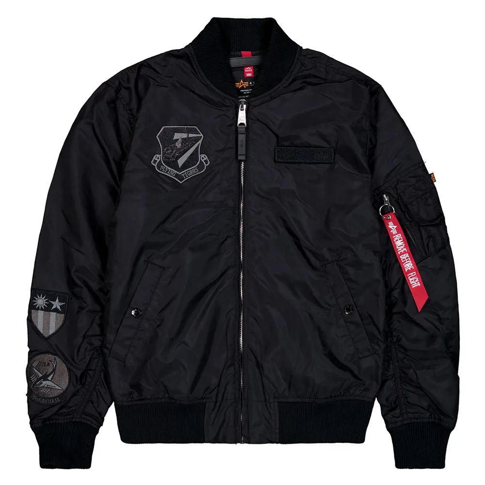 Куртка Alpha Industries MA-1 TT Flying Tigers, черный 
Куртка Alpha Industries MA-1 TT Flying Tigers, черный