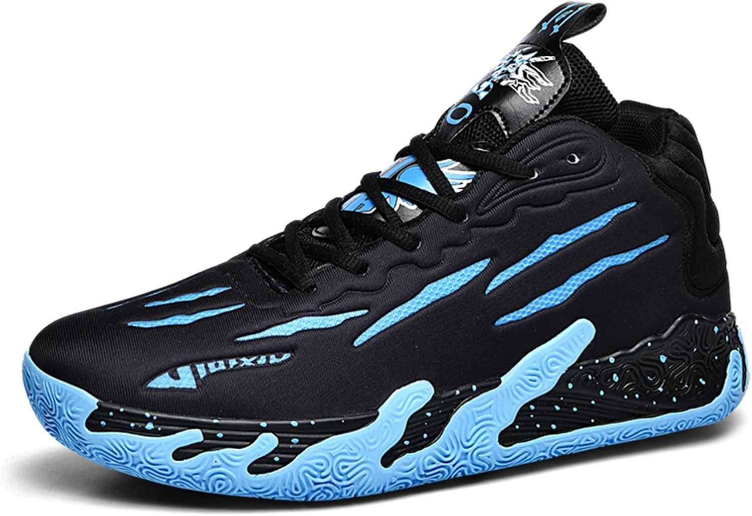 Мужские высокие кеды в стиле граффити с толстой подошвой, амортизацией и комфортной шнуровкой, повседневные баскетбольные кроссовки, подходящие для кампуса, уличного баскетбола и бега Qaoterod, черный
Мужские высокие кеды в стиле граффити с толстой подошвой, амортизацией и комфортной шнуровкой, повседневные баскетбольные кроссовки, подходящие для кампуса, уличного баскетбола и бега Qaoterod, черный