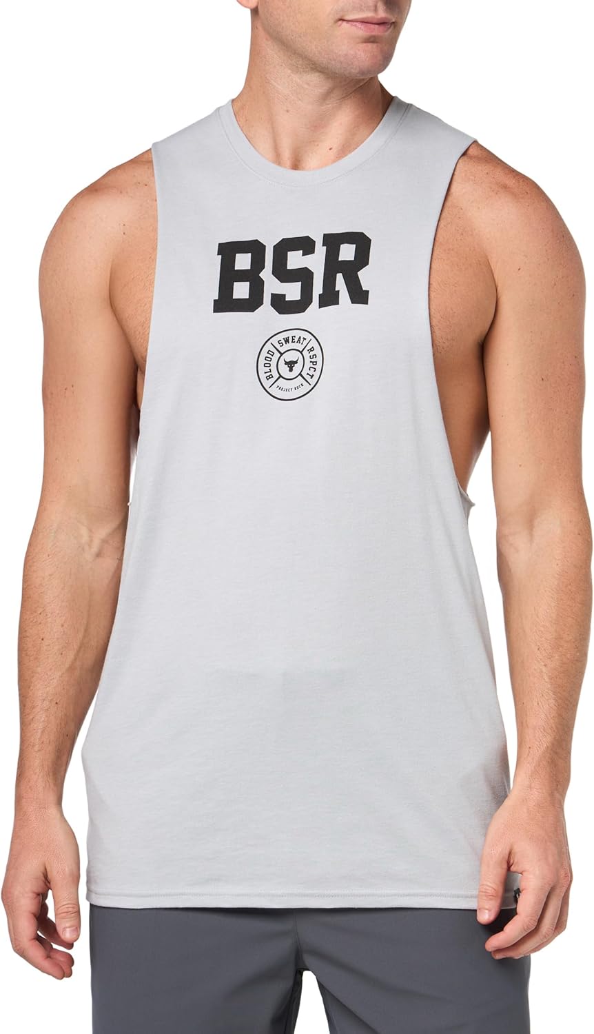 Under Armour мужская майка Project Rock Blood Sweat Respect, (011) Mod Gray Medium Heather/Black
Under Armour мужская майка Project Rock Blood Sweat Respect, (011) Mod Gray Medium Heather/Black