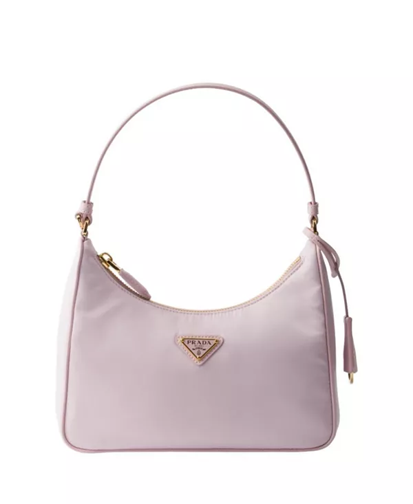 Переиздание 2005 года, мини-сумка из нейлона и сафьяновой кожи. Prada, розовый
Переиздание 2005 года, мини-сумка из нейлона и сафьяновой кожи. Prada, розовый