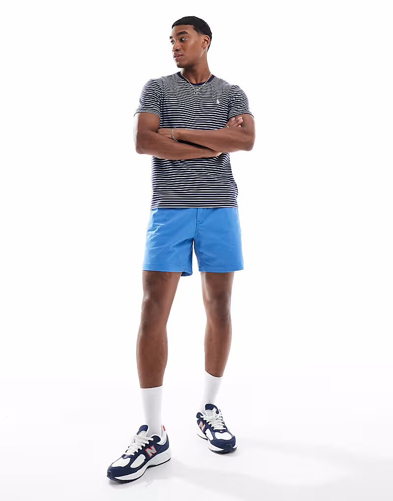 Твиловые шорты Polo Ralph Lauren Prepsters с логотипом, средне-синего цвета
Твиловые шорты Polo Ralph Lauren Prepsters с логотипом, средне-синего цвета