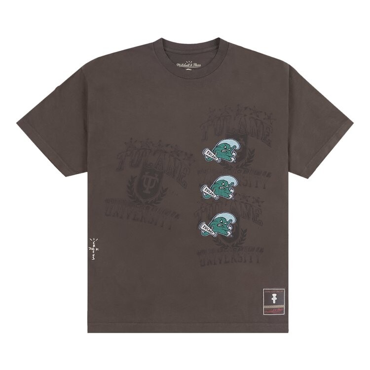 Футболка Cactus Jack By Travis Scott Cactus Jack by Travis Scott x Mitchell & Ness Tulane University Seal Tee, коричневый
Футболка Cactus Jack By Travis Scott Cactus Jack by Travis Scott x Mitchell & Ness Tulane University Seal Tee, коричневый