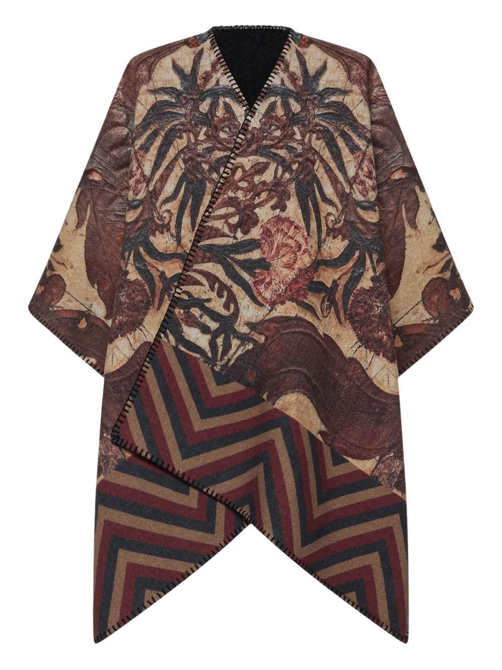 Пончо из шерсти с принтом по всей поверхности Pierre-Louis Mascia, красный
Пончо из шерсти с принтом по всей поверхности Pierre-Louis Mascia, красный