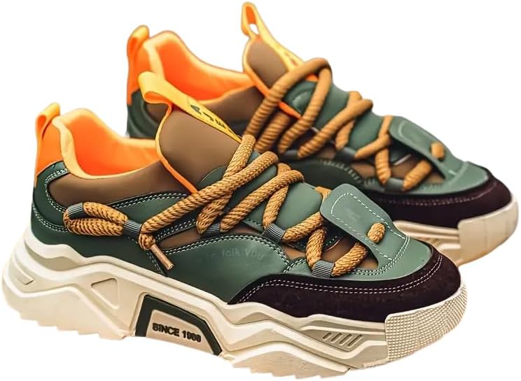 Мужские сверхлегкие дышащие кроссовки для бега - стильный низкий силуэт на шнуровке с амортизирующей подошвой из ПВХ, акценты бирюзового и оранжевого цвета, универсальная обувь для прогулок на все сезоны Clolinde
Мужские сверхлегкие дышащие кроссовки для бега - стильный низкий силуэт на шнуровке с амортизирующей подошвой из ПВХ, акценты бирюзового и оранжевого цвета, универсальная обувь для прогулок на все сезоны Clolinde