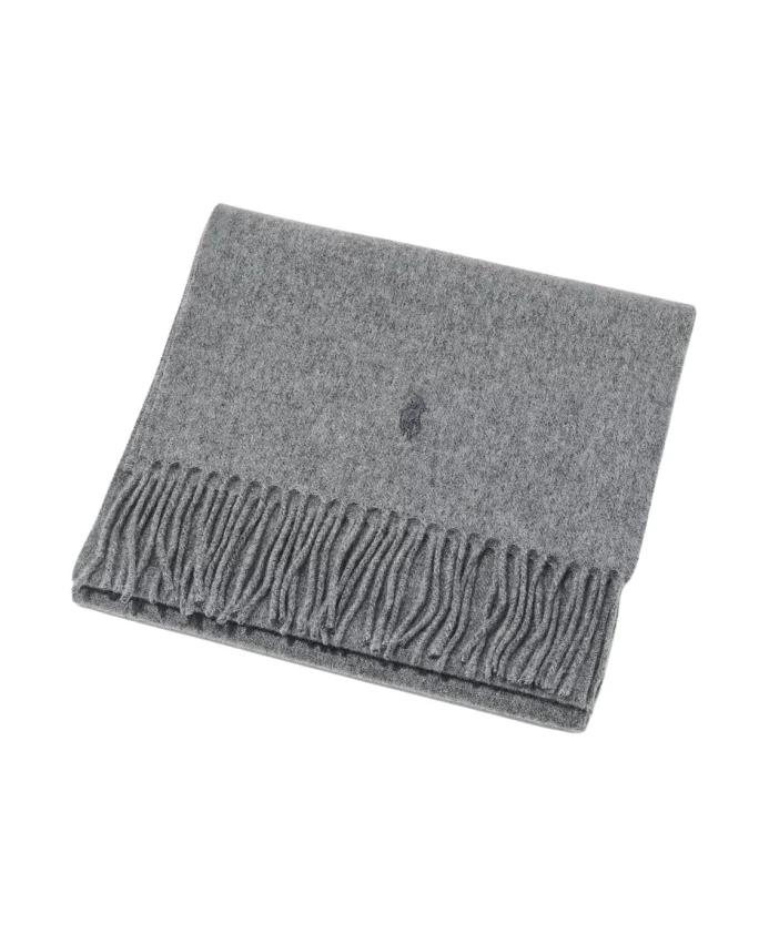 Кашемировый шарф с бахромой Ralph Lauren, серый
Кашемировый шарф с бахромой Ralph Lauren, серый